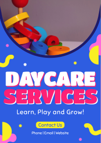 Learn and Grow in Daycare Flyer