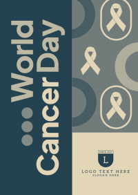 Funky World Cancer Day Poster