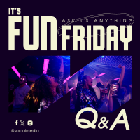 Friday Party Q&A Instagram Post