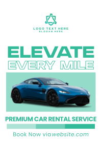 Premium Car Rental Flyer