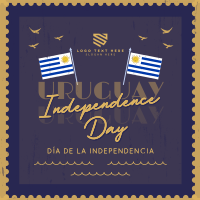 Uruguay Independence Day Linkedin Post Design