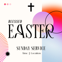 Easter Sunday Service Instagram Post