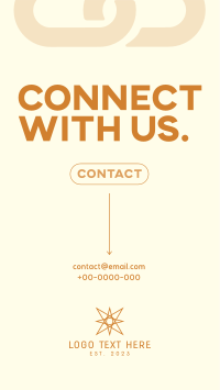 Connect With Us Modern YouTube Short Design