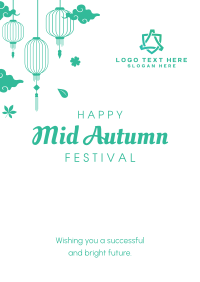 Mid Autumn Festival Lanterns Poster