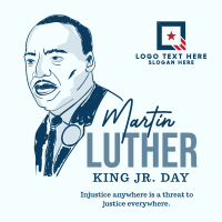 Martin Luther King Day Instagram Post