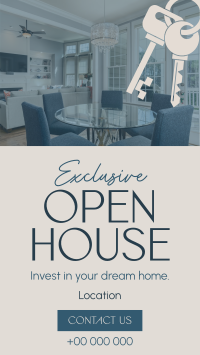 Elegant Open House Instagram Reel