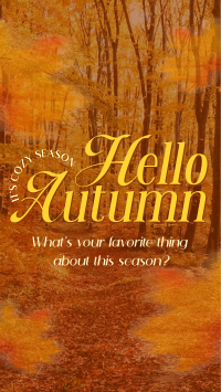 Autumn Favorite Season YouTube Short