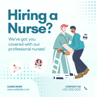 Healthcare Staff Available Instagram Post