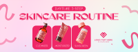 Daytime Skincare Routine Facebook Cover