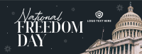 Freedom Day Fireworks Facebook Cover