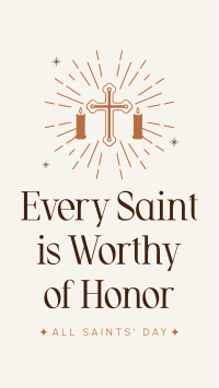 Honor Thy Saints Whatsapp Story Image Preview