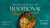 Thai Food Cuisine Animation