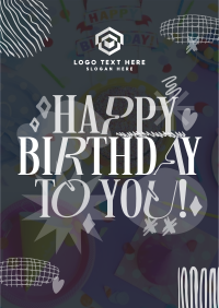 Quirky Birthday Celebration Poster