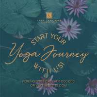 Yoga Journey Instagram Post Design