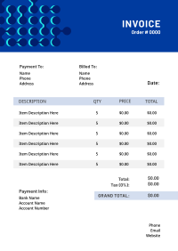 It Invoice example 1