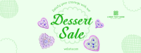 Sugar Cookies Dessert Sale Facebook Cover Design