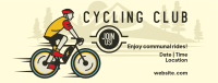 Fitness Cycling Club Facebook Cover Design