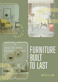 Shop Furniture Selection Poster