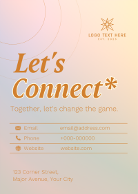 Modern Connect With Us Flyer