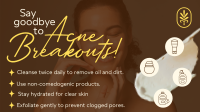Acne Breakout Tips Animation