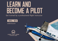 Flight Training Program Postcard