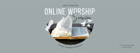 Online Worship Facebook Cover Design