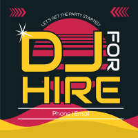 Event DJ Services Linkedin Post Design