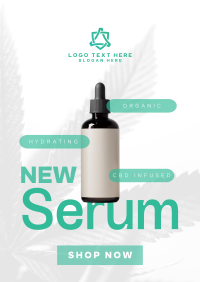 Organic Skin Serum Poster