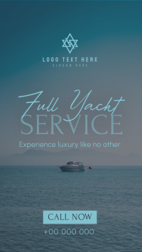 Serene Yacht Services TikTok Video Design