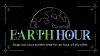 Earth Hour Sky Animation