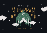 Islamic New Year Postcard example 1