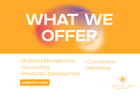 Ombre Business Services Postcard