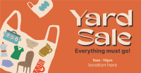 Decluttering Yard Sale Facebook Ad