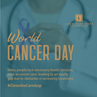 Cancer Day Ribbon Pin Instagram Post