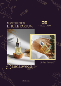 Natural Oil Perfume Flyer