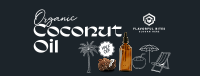 Organic Coconut Oil Facebook Cover Image Preview