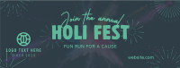 Holi Fest Fun Run Facebook Cover