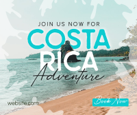 Welcome To Costa Rica Facebook Post Design