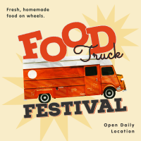 Food Truck  Festival Instagram Post