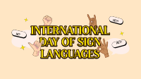 Sign Languages Day Celebration Facebook Event Cover