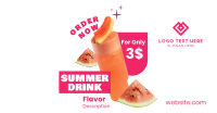 Summer Drink Flavor  Facebook Ad