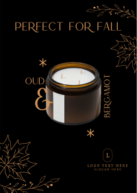 Fall Scented Candle Poster