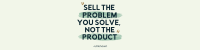 Sell the Problem LinkedIn Banner Image Preview