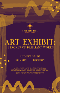 Creative Paint Strokes Invitation