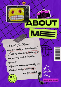 About Me Collage Flyer