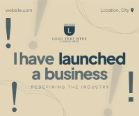 Corporate Business Launch Facebook Post