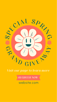 Spring Giveaway Instagram Story