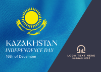Kazakhstan Independence Day Postcard