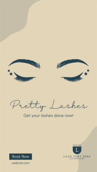 Pretty Lashes Facebook Story