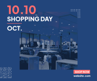 10.10 Shopping Day Facebook Post